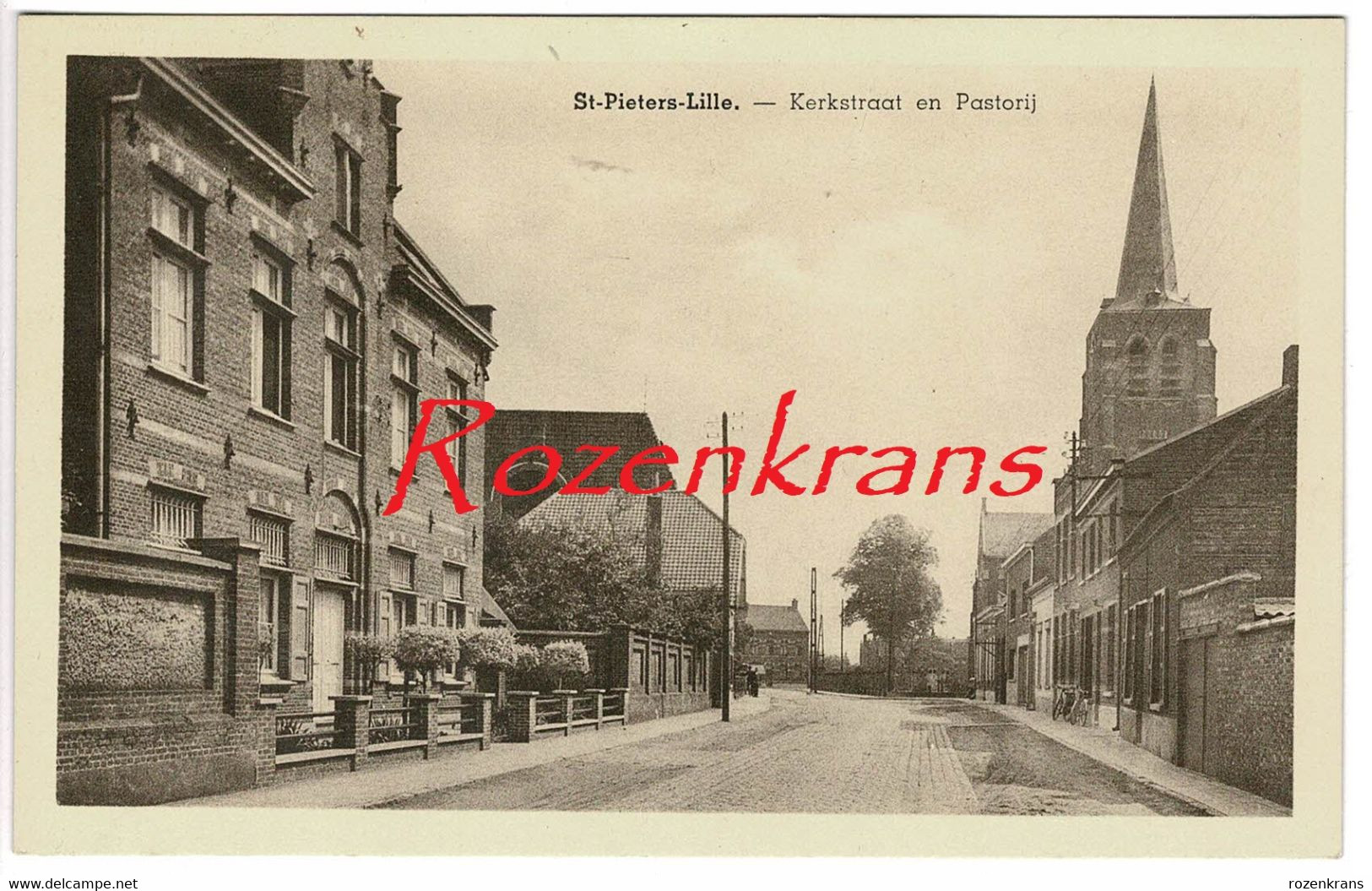 Sint St. Pieters-Lille Kerk En Pastorij - Lille