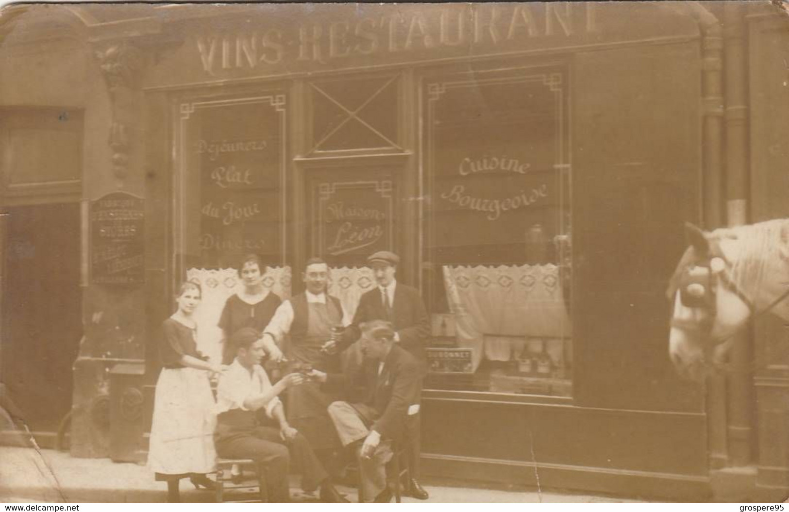 RESTAURANT MAISON LEON PHOTO A IDENTIFIER PARIS ? - Cafés, Hoteles, Restaurantes