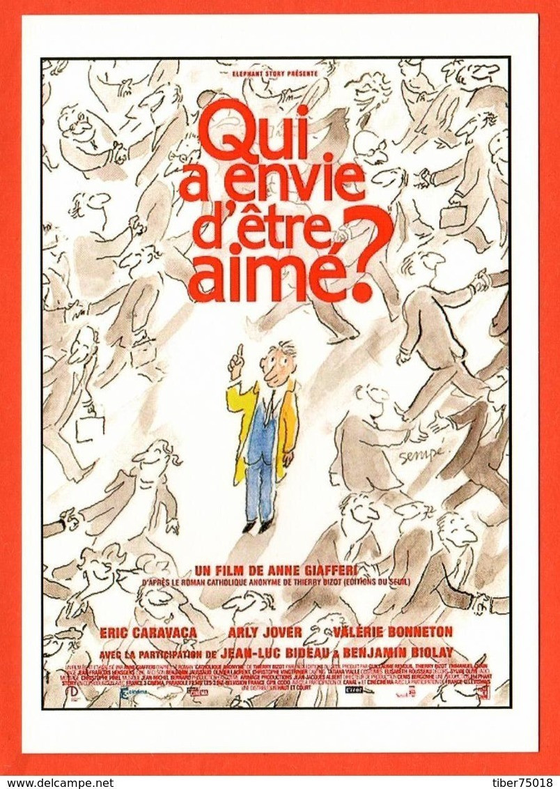 Carte Postale : Qui A Envie D'être Aimé ? (cinema Affiche Film) Illustration Sempé - Sempé