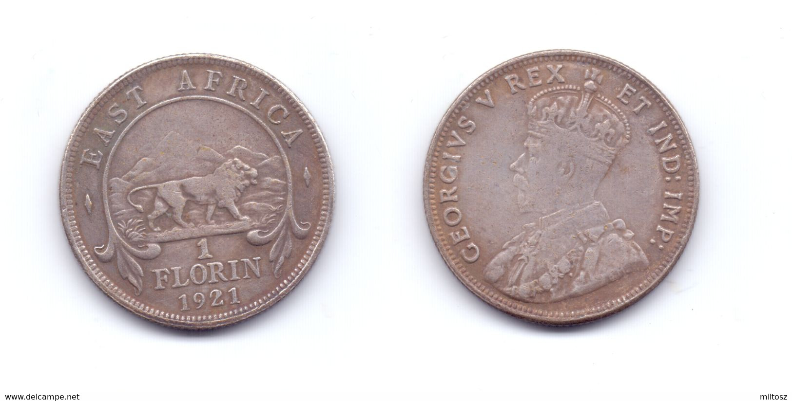 East Africa & Uganda Protectorates 1 Florin 1921 (propably Copy, 11.6 Gr) - Africa Oriental Y Protectorado De Uganda