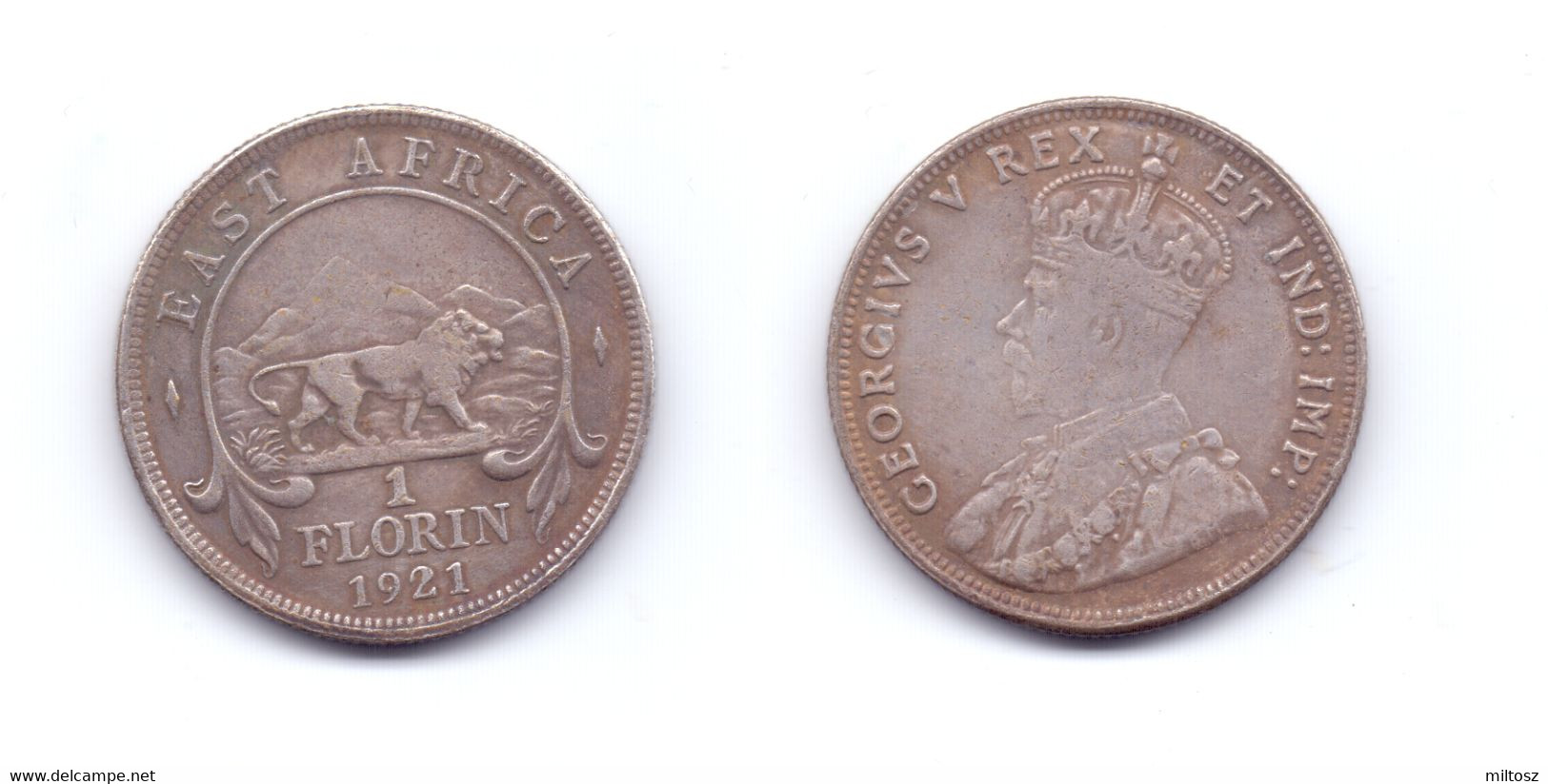 East Africa & Uganda Protectorates 1 Florin 1921 (propably Copy, 11.6 Gr) - Afrique Orientale & Protectorat D'Ouganda