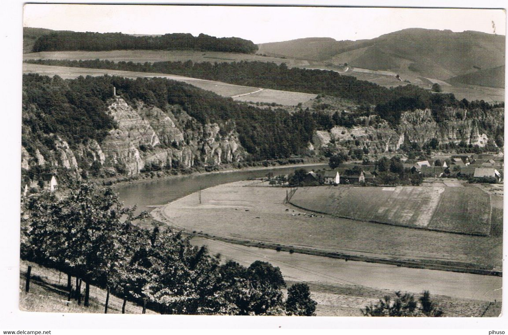 D-14338  BODENWEDER : Die Weser Bei Steinmühle - Bodenwerder