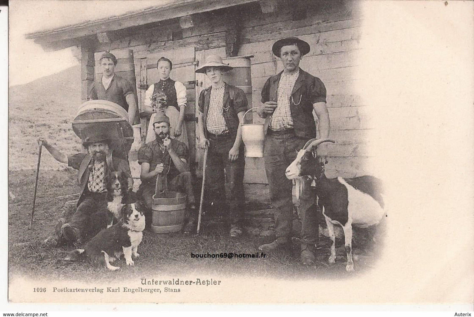 Suisse - C -  Nidwald Ou Obwald - Unterwaldner Aelpler Fromage Chien Chalet  Ziege Chevre Goat - Autres & Non Classés