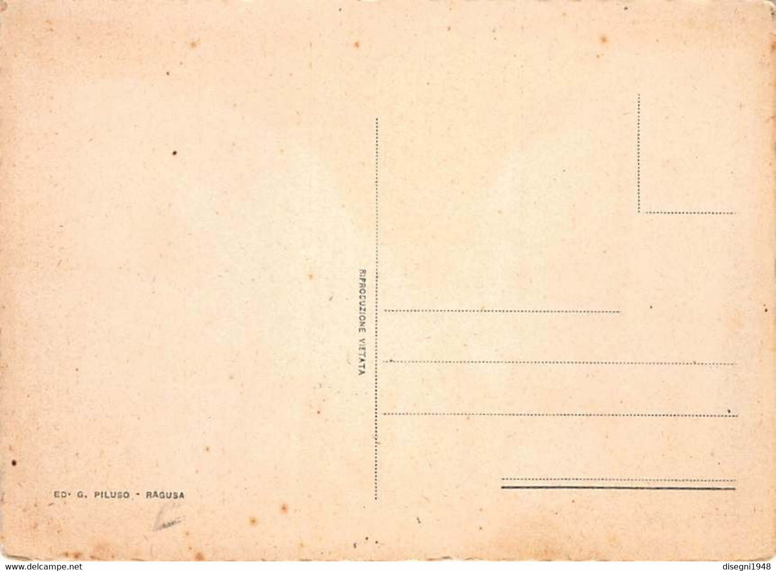 011729 "RAGUSA - CORSO ROMA" ANIMATA CART. ORIG. NON SPED. - Ragusa