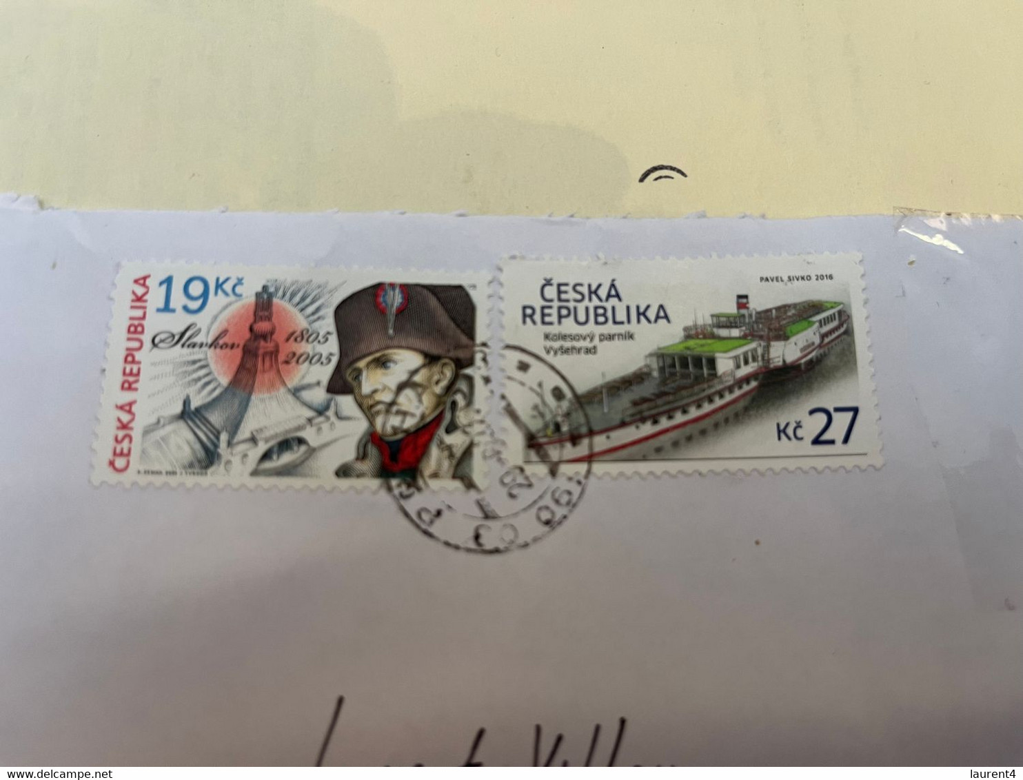 (1 L 7) Letter Posted From Czech Republic To Australia (during COVID-19 Pandemic Crisis) Napoléon & Ship Stamps - Covers & Documents