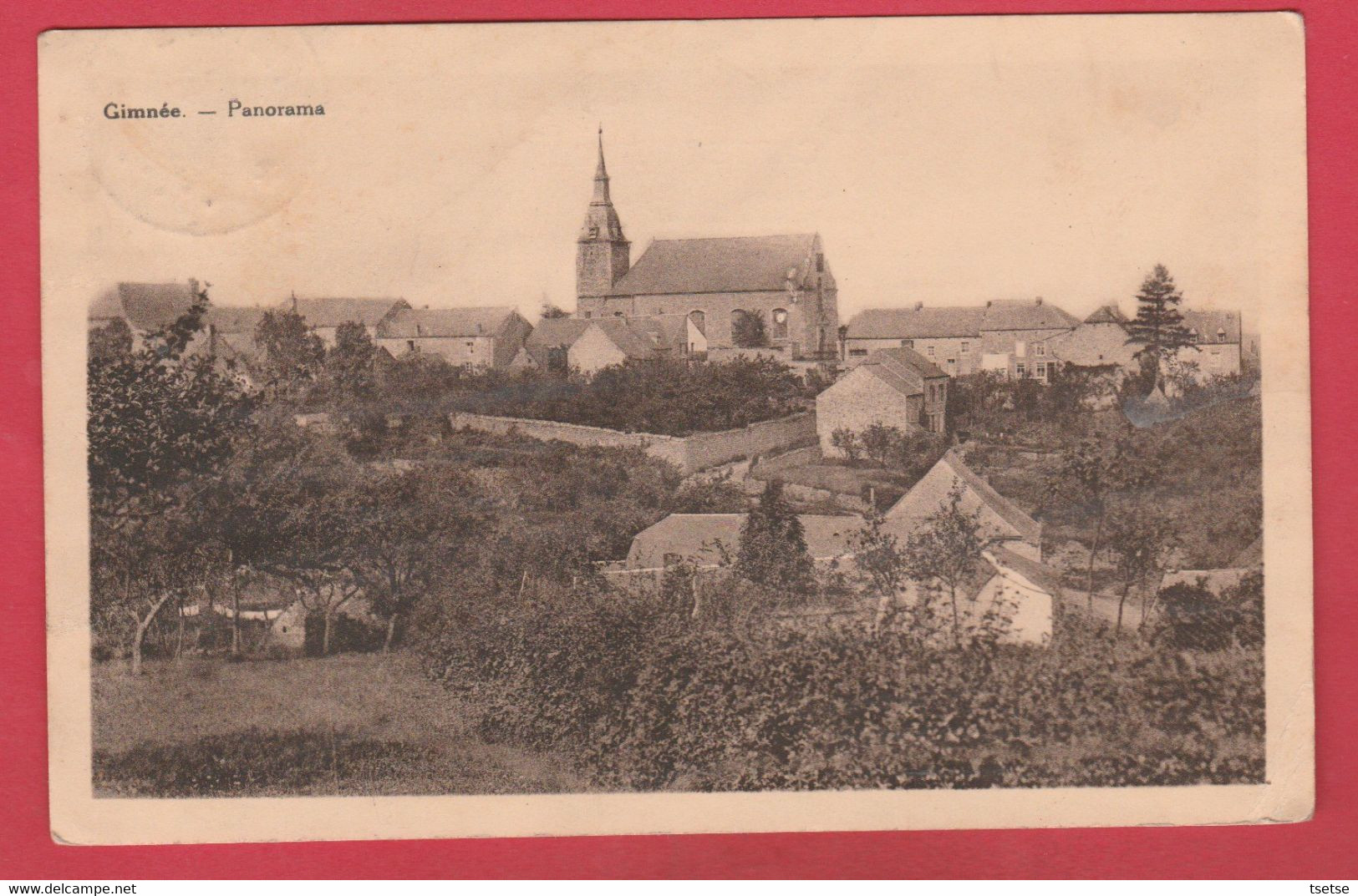 Gimnée - Panorama ...du Village ( Voir Verso ) - Doische