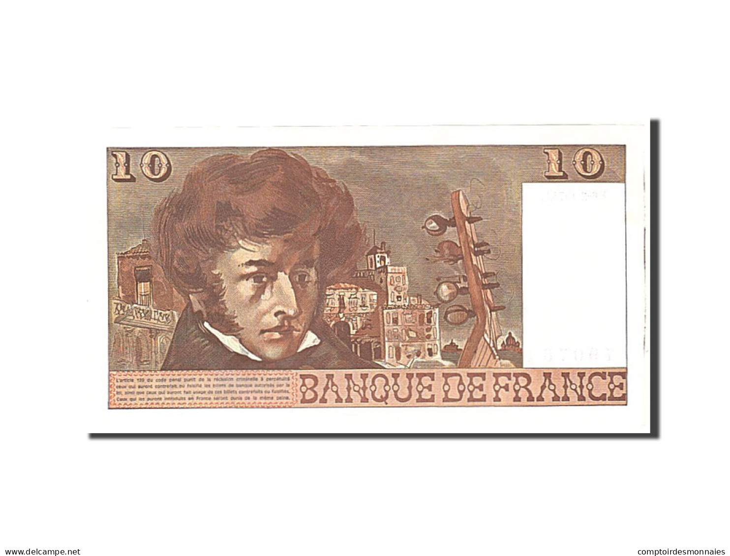 Billet, France, 10 Francs, 1975, 1975-02-06, SPL, Fayette:63.8, KM:150b - 10 F 1972-1978 ''Berlioz''