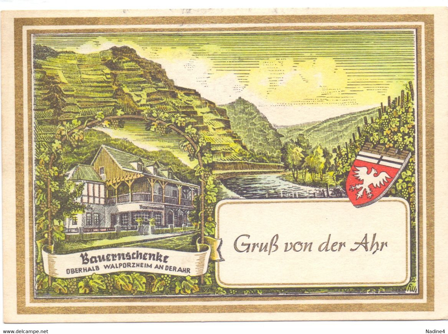 AK - Gruss Von Der Ahr - Bauernschenke Oberhalb Walporzheim An Der Ahr - Souvenir De...