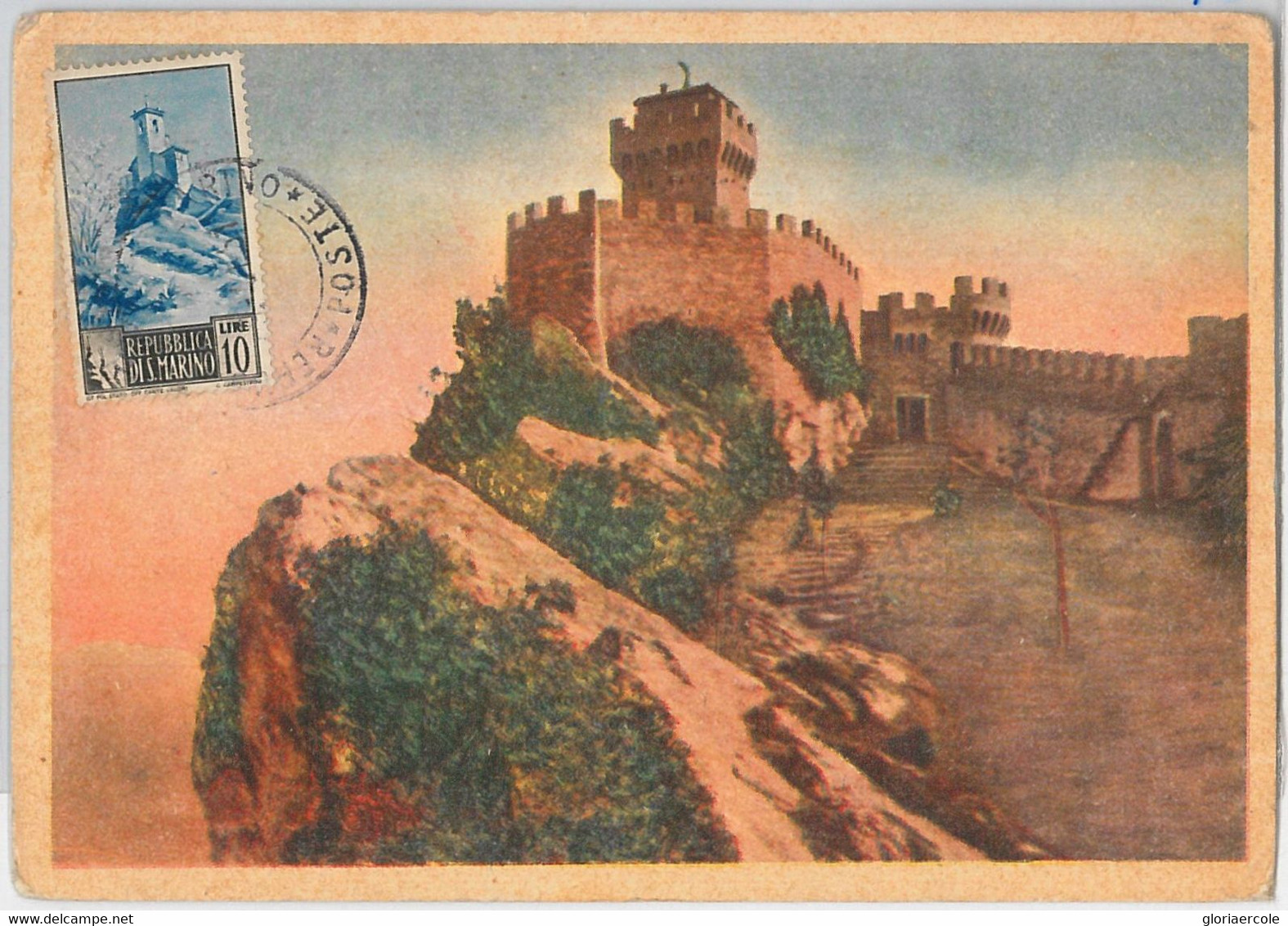 51518   - SAN MARINO -  POSTAL HISTORY - MAXIMUM CARD - ARCHITECTURE - Other & Unclassified