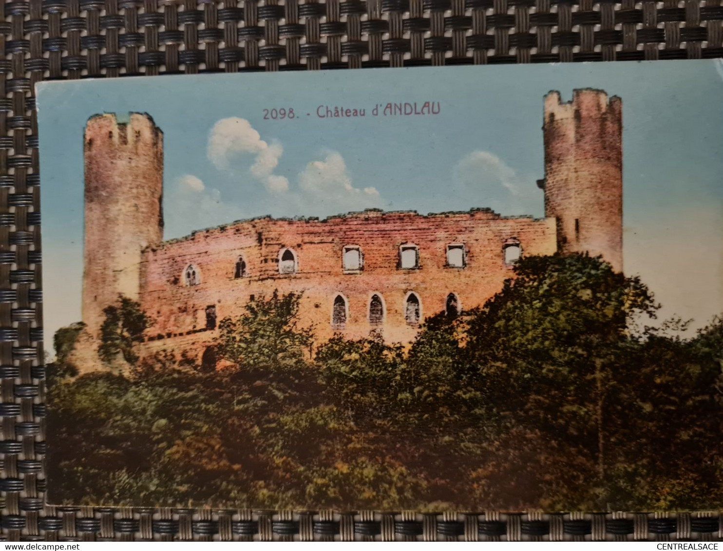 Carte ANDLAU Le Chateau - Benfeld