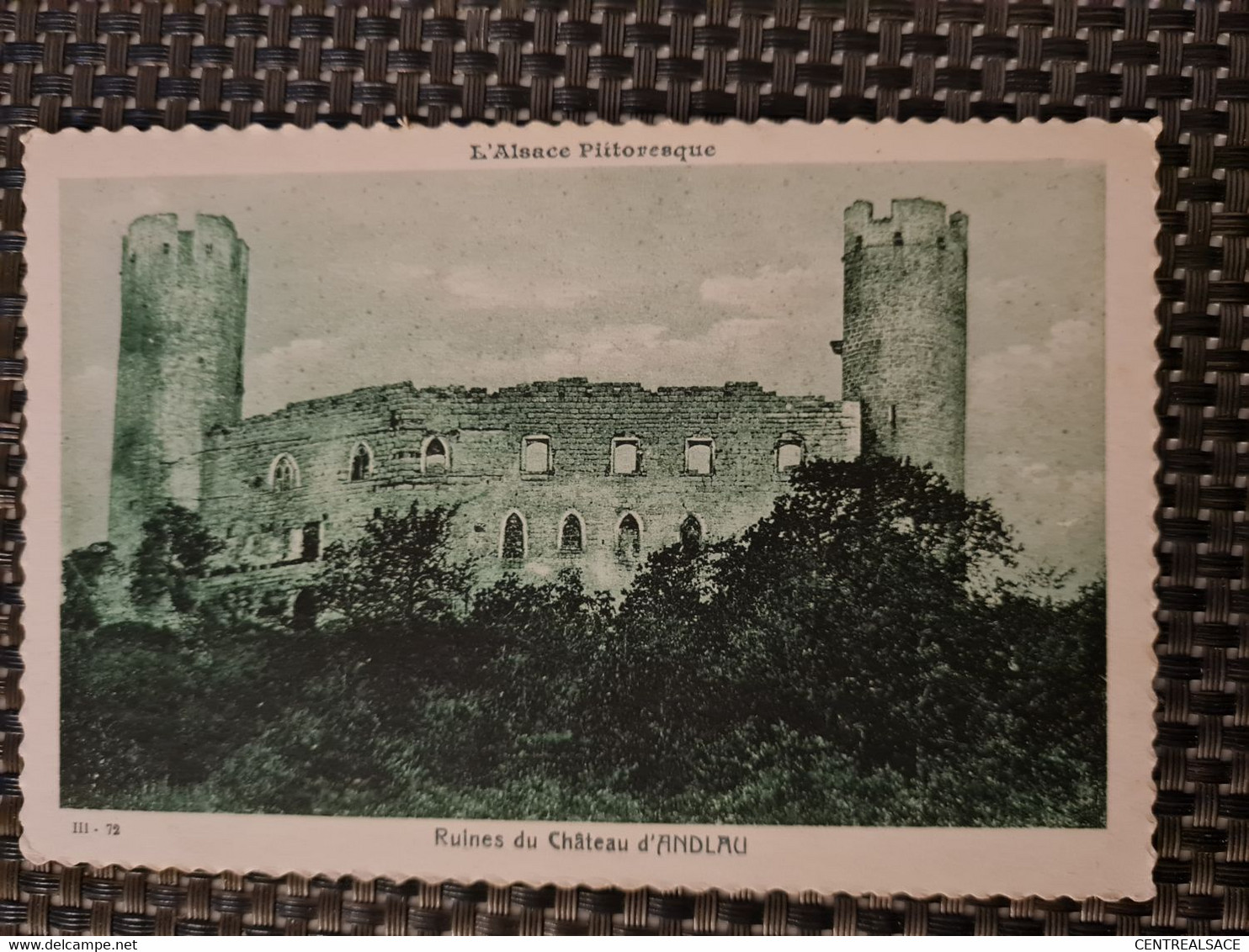 Carte ANDLAU Le Chateau Ruines - Benfeld