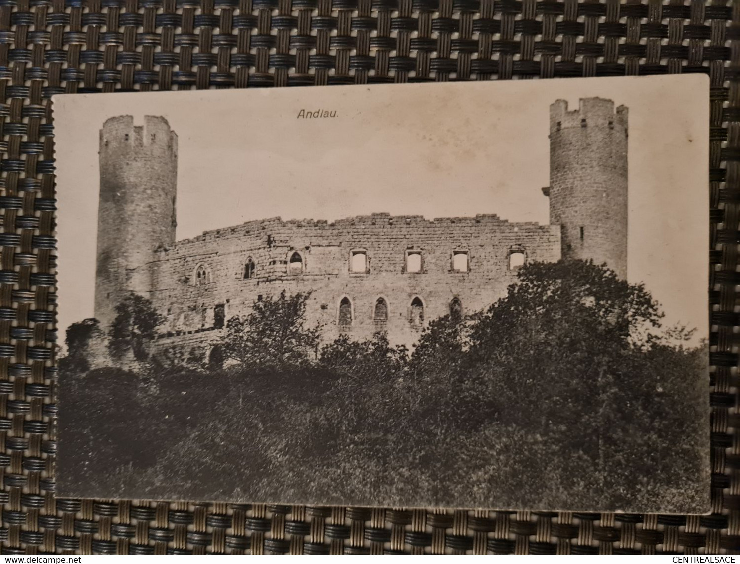 Carte ANDLAU Le Chateau - Benfeld