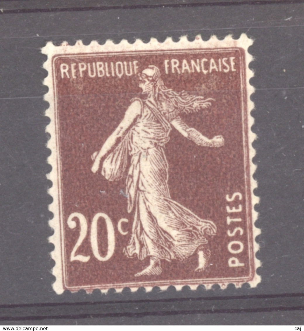 0ob  0603  -  France  :  Yv  139c  *   Type  IV - 1906-38 Semeuse Con Cameo