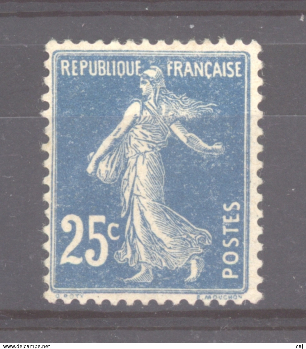 0ob  0607  -  France  :  Yv  140  *  Type IA - 1906-38 Semeuse Con Cameo