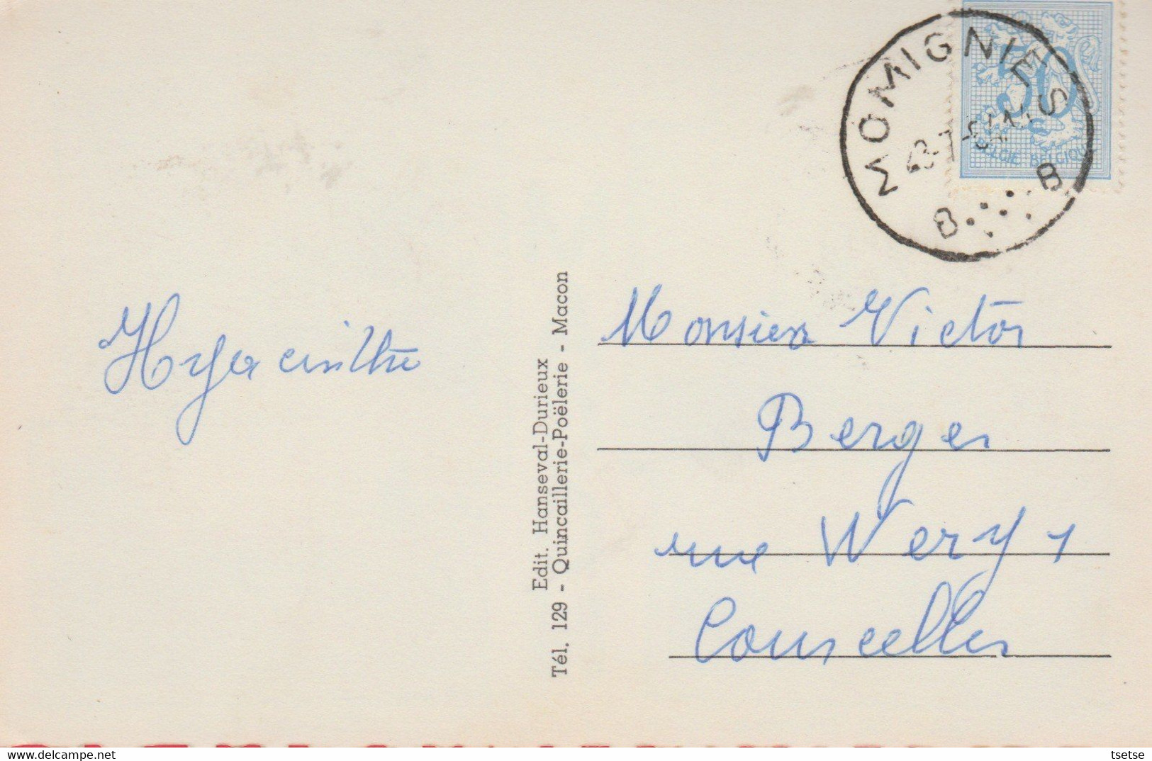 Macon ... Souvenir De .... Carte Multivues - 1964  ( Voir Verso ) - Momignies
