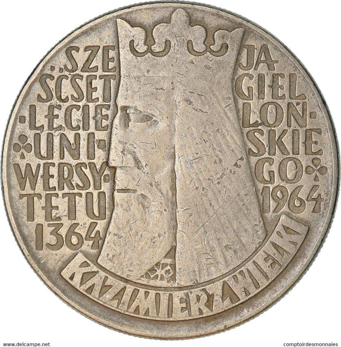 Monnaie, Pologne, 10 Zlotych, 1964, Warsaw, TTB, Copper-nickel, KM:52.2 - Polen