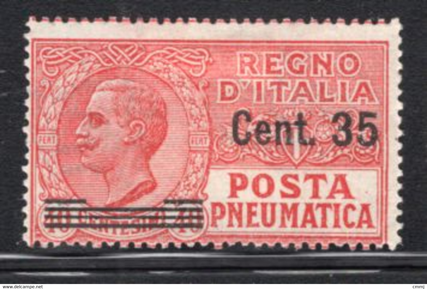 1927 - Regno -  Italia - Italy -  Sass. N. POSTA PN. 11 - LH -  (W04..) - Pneumatic Mail