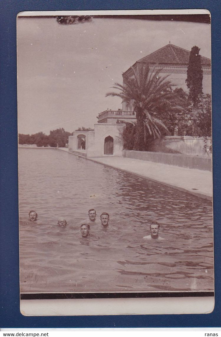 CPA Maroc Carte Photo Voir Dos Occupation Allemande - Other & Unclassified