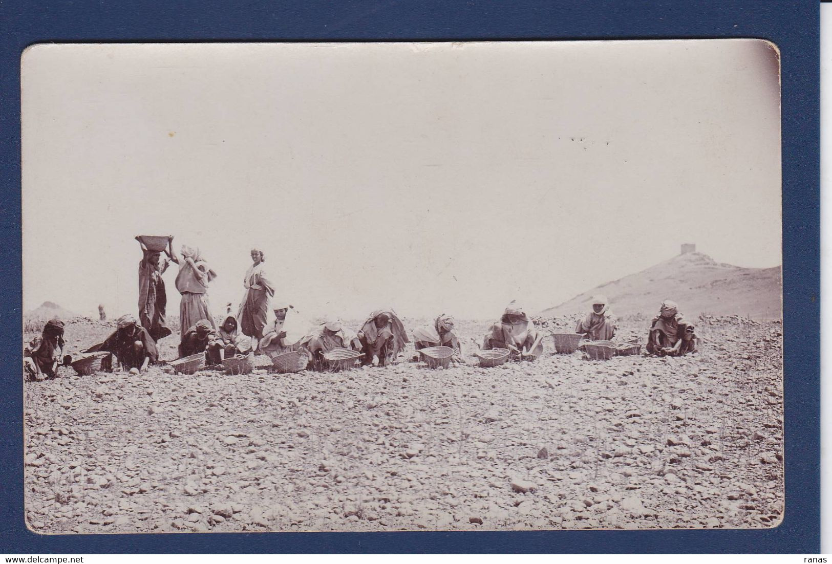 CPA Maroc Carte Photo Voir Dos Occupation Allemande - Autres & Non Classés