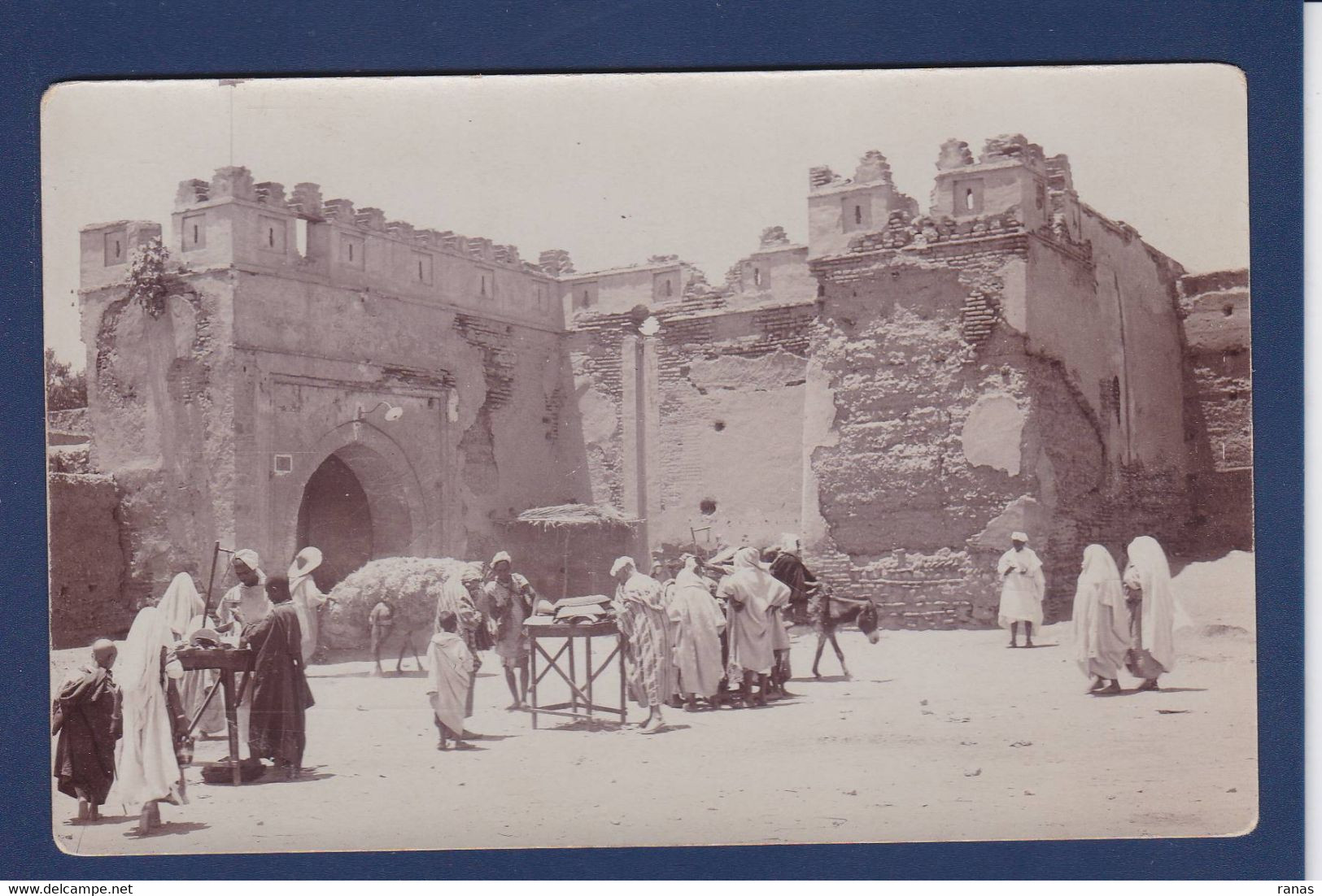 CPA Maroc Carte Photo Voir Dos Occupation Allemande - Other & Unclassified