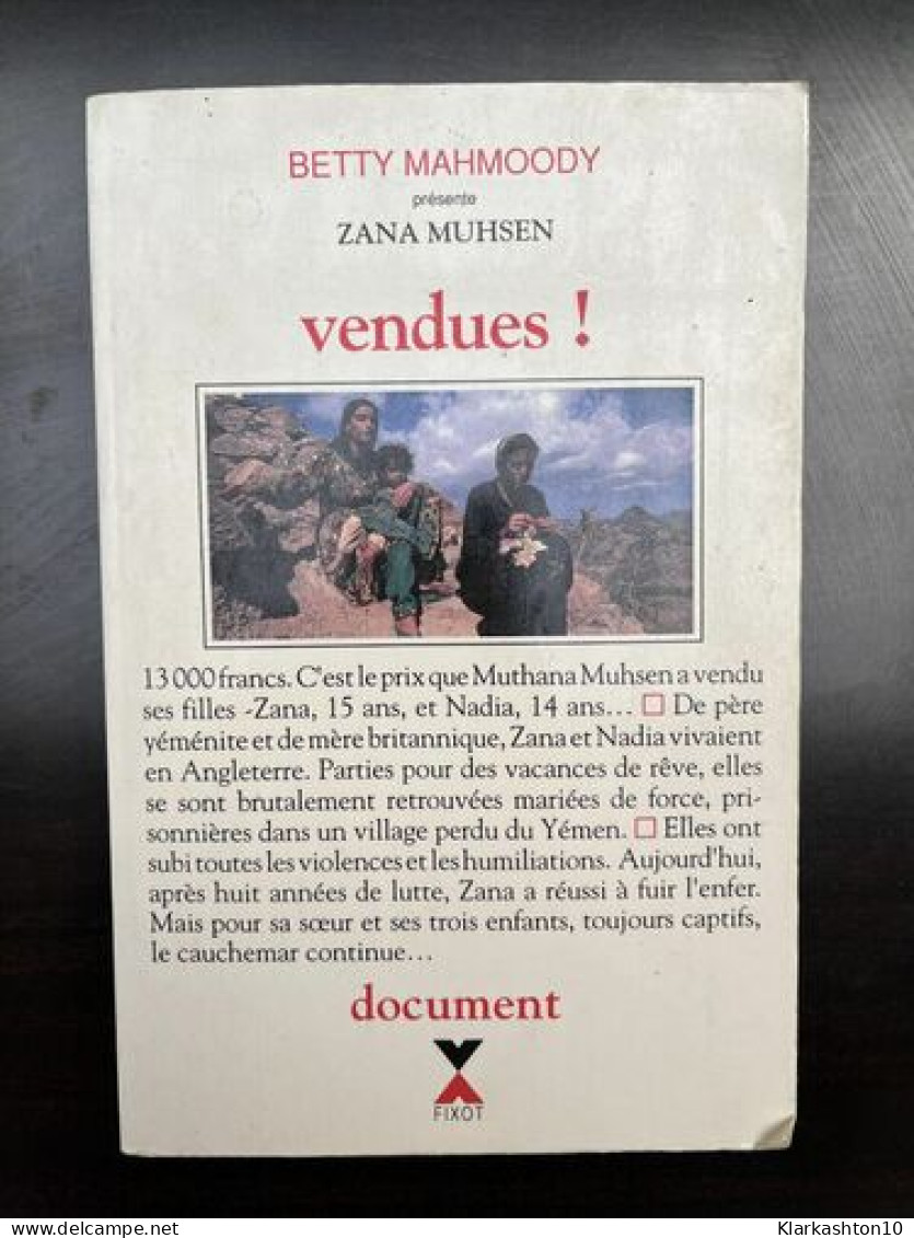 Zana Muhsen Vendues Document Fixot - Other & Unclassified