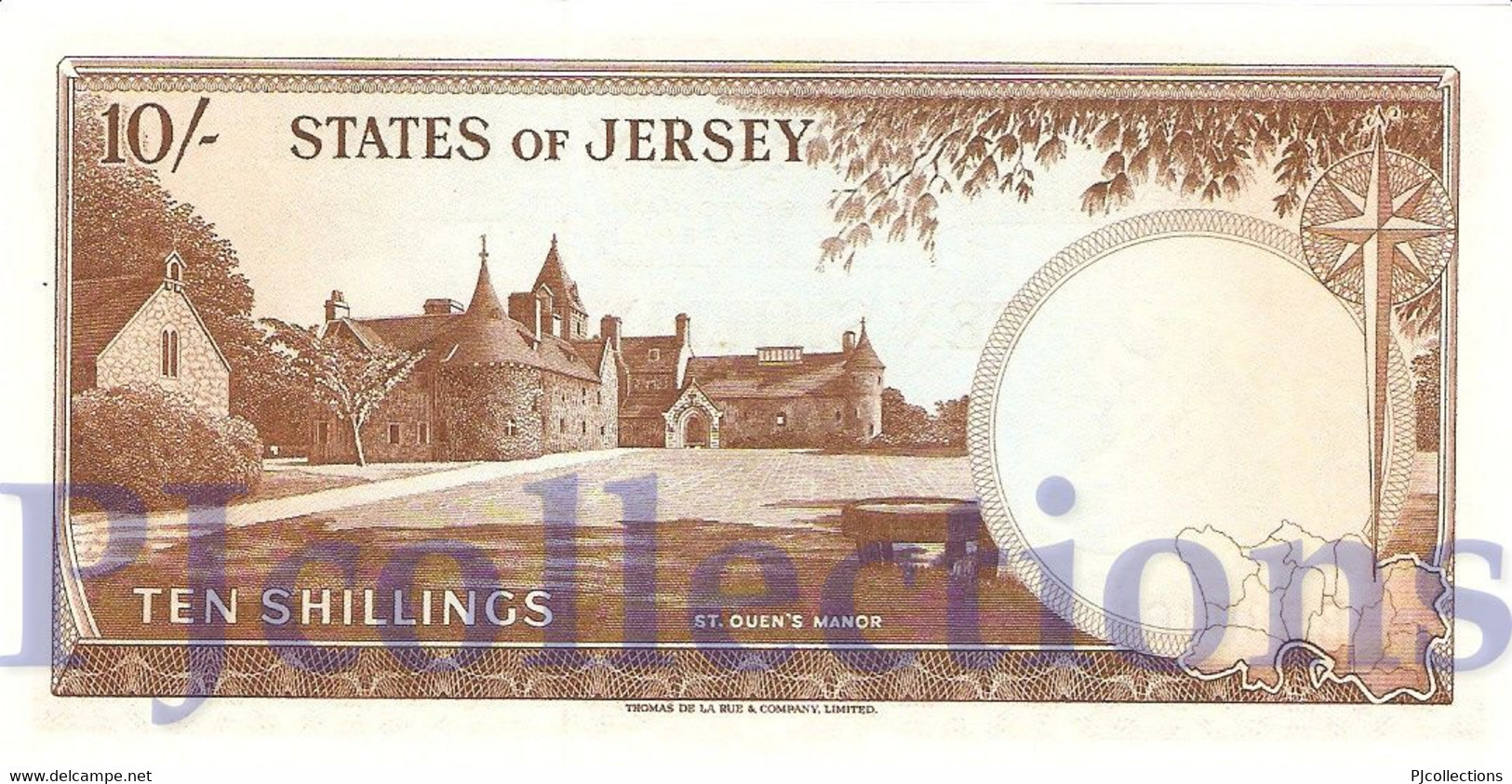 JERSEY 10 SHILLINGS 1963 PICK 7 UNC - Jersey