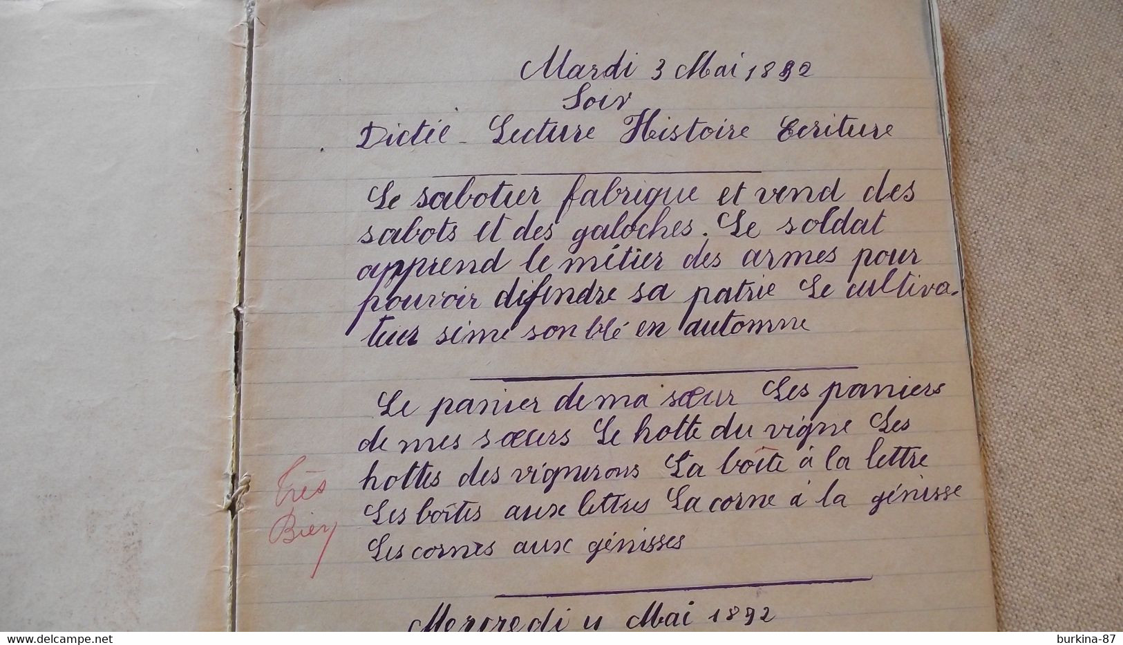 PROTEGE CAHIER, Et Son Cahier, La TOUR MALAKOFF, 1892, Sébastopol - Lots & Serien