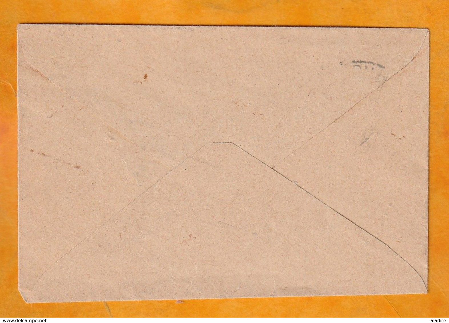 1945 - Pénurie De Timbre 2e Guerre Mondiale - Enveloppe Mignonnette De Tananarive RP Vers Anjoly - Lettres & Documents