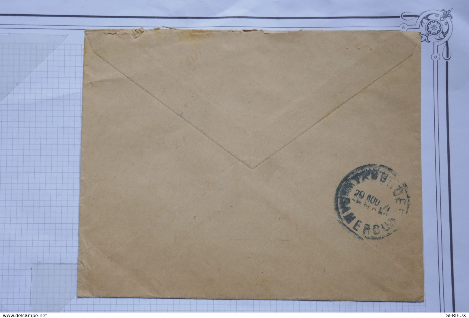 BE14  CAMEROUN  BELLE  LETTRE   1955 PETIT BUREAU OBALA   A  MARSEILLE  FRANCE ++ +AFFRANCH. PLAISANT - Storia Postale