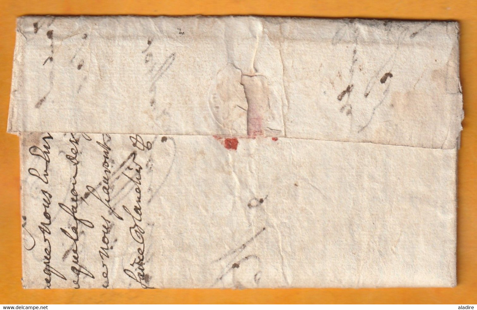 1761 - PAR EXPRES - Lettre Pliée Avec Corresp De 3 Pages De Grenoble Vers Saint Didier, Isère ? - 1701-1800: Precursors XVIII