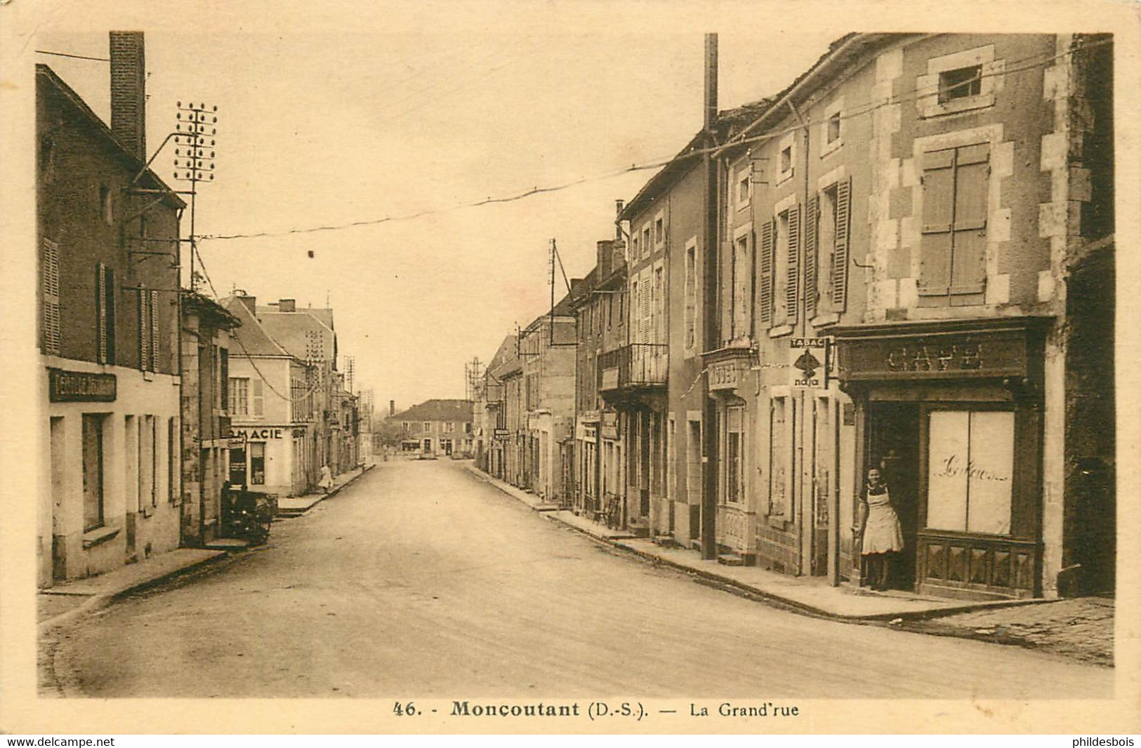 DEUX SEVRES  MONCOUTANT Grande Rue - Moncoutant