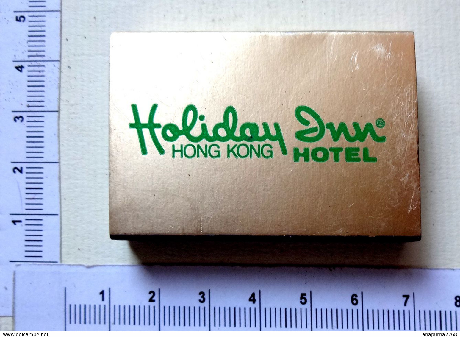 BOITE  ALLUMETTES ....DOREE.....HONG KONG.....HOLIDAY INN HOTEL. - Boites D'allumettes