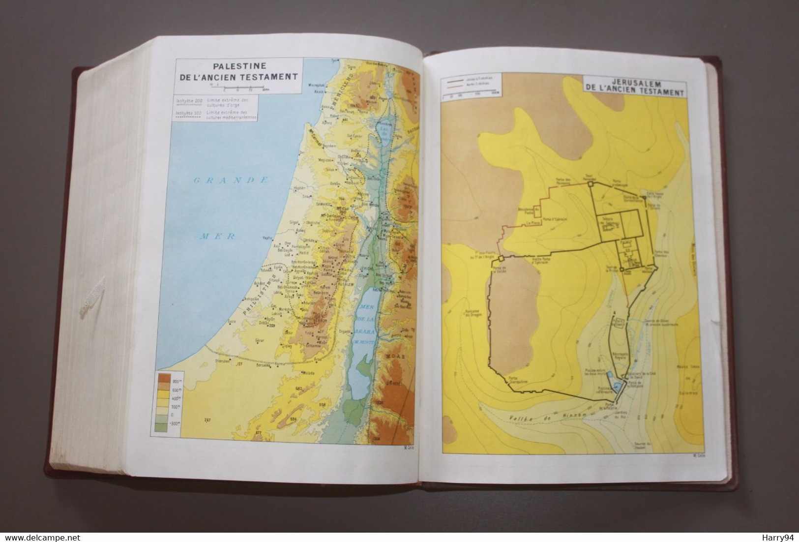 Sainte bible Editions du cerf 1956 Ecole biblique de Jérusalem imprimé en Belgique 1669 pages