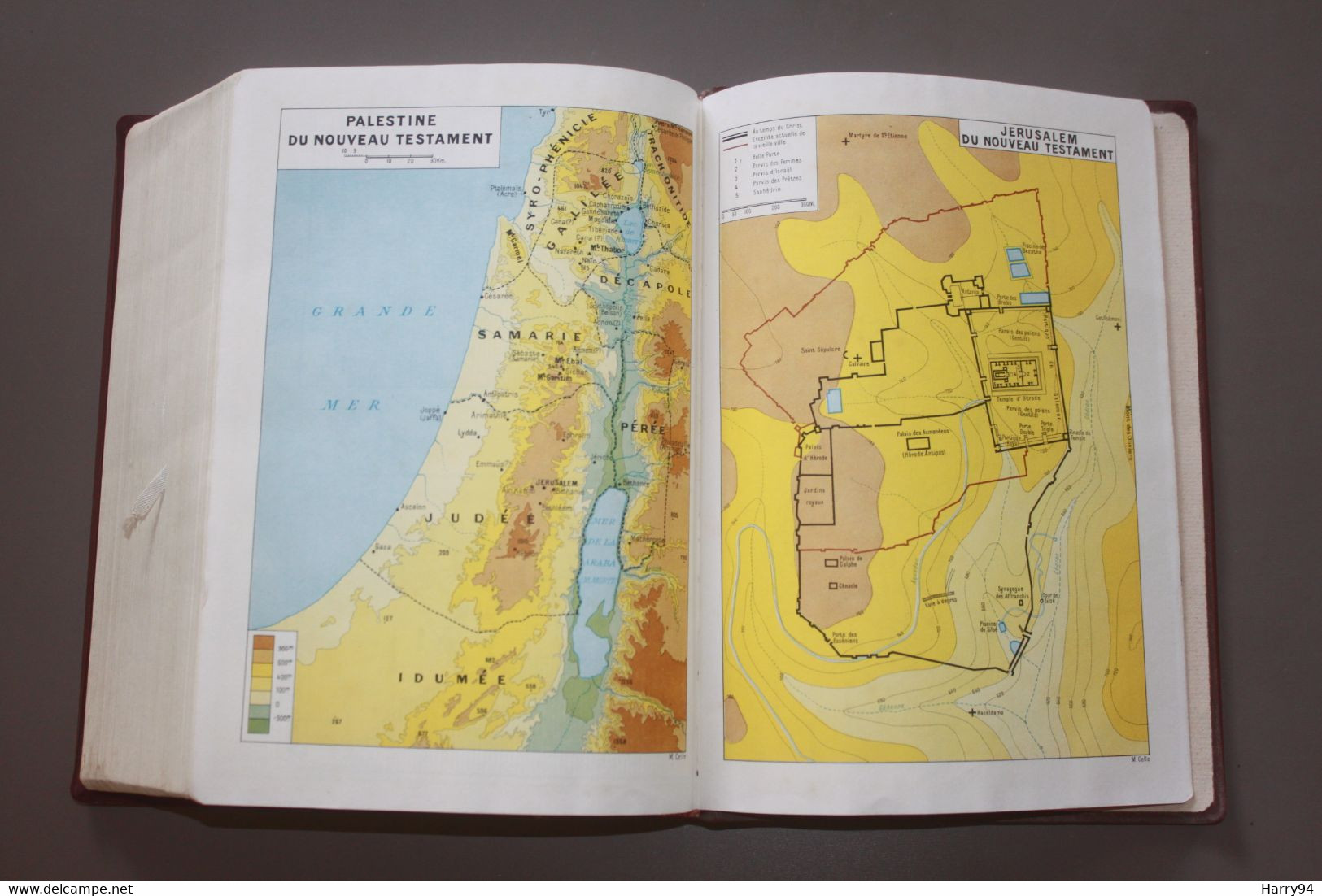 Sainte bible Editions du cerf 1956 Ecole biblique de Jérusalem imprimé en Belgique 1669 pages