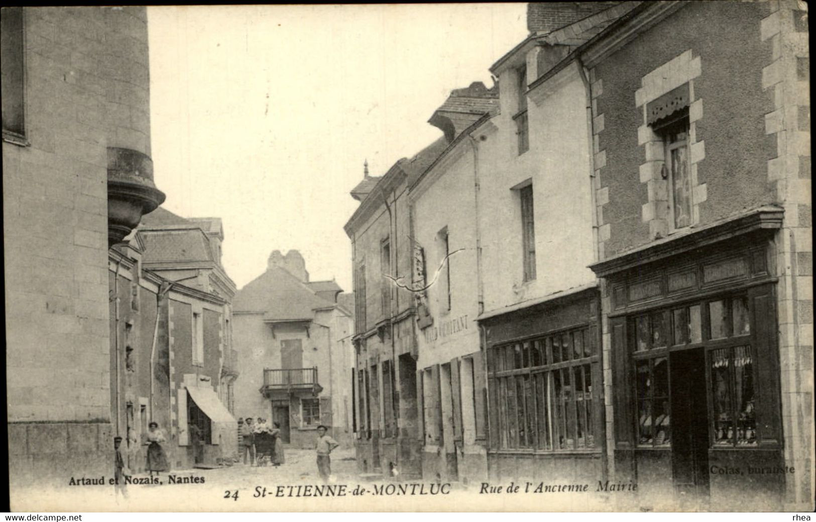 44 - SAINT-ETIENNE-DE-MONTLUC - Rue De L'ancienne Mairie - Horlogerie - Saint Etienne De Montluc