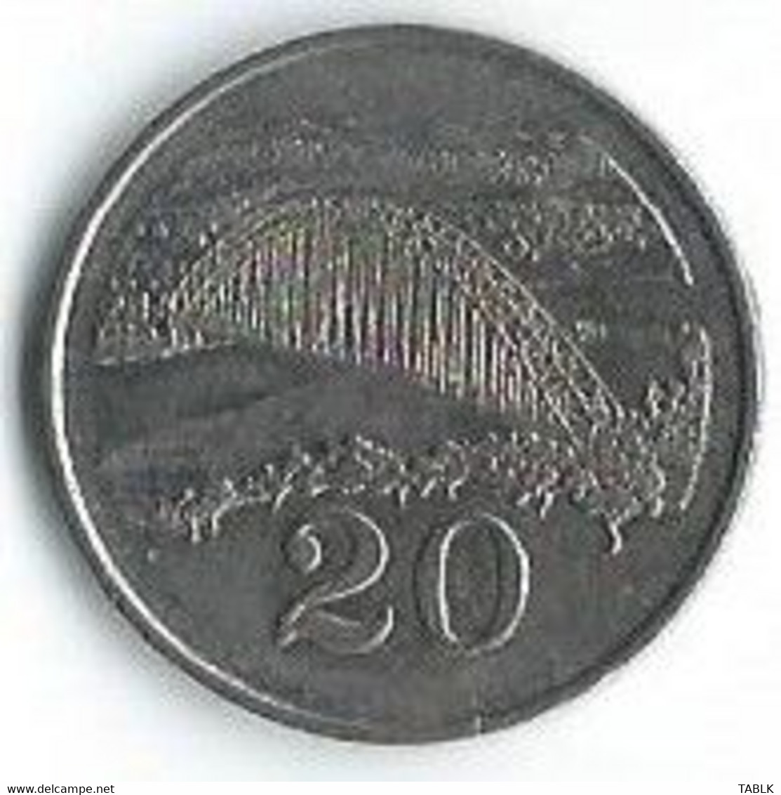 M496 - ZIMBABWE - 20 CENTS 1997 - Zimbabwe