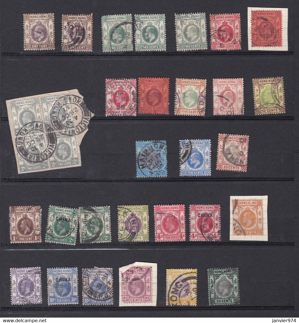 Hong Kong 32 Timbres 1903 à 1935 , Edward VI Et George V, Voir Scan - Other & Unclassified