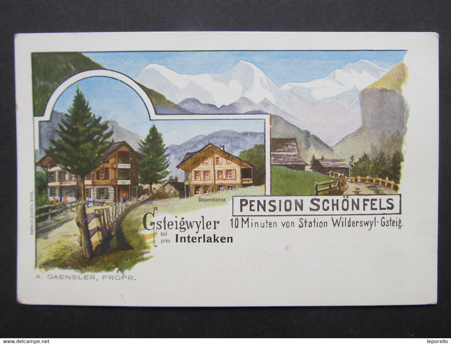 AK Gsteigwiler Interlaken Ca. 1900  // D*53714 - Gsteig Bei Gstaad