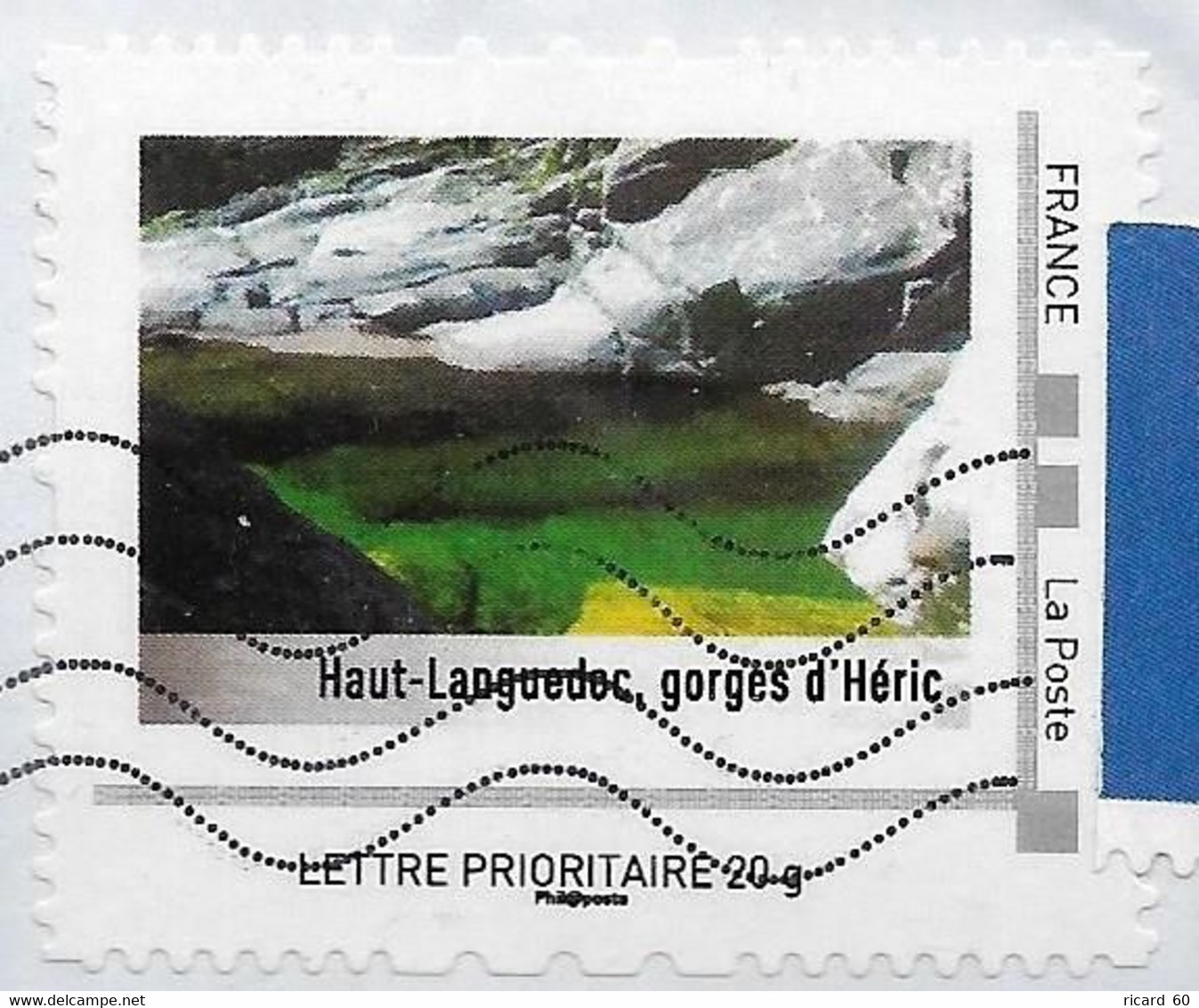 Timbre Collector Sur Coupon, Montimbramoi, Haut Languedoc, Gorges D'Héric - Collectors