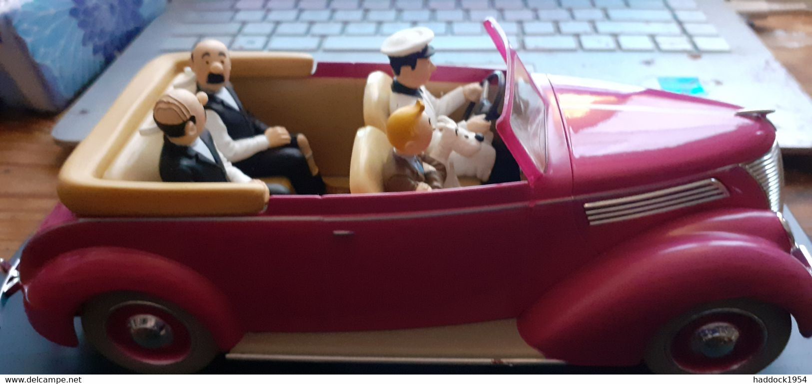 le cabriolet des DUPONDT le sceptre d'ottokar  TINTIN HERGE moulinsart