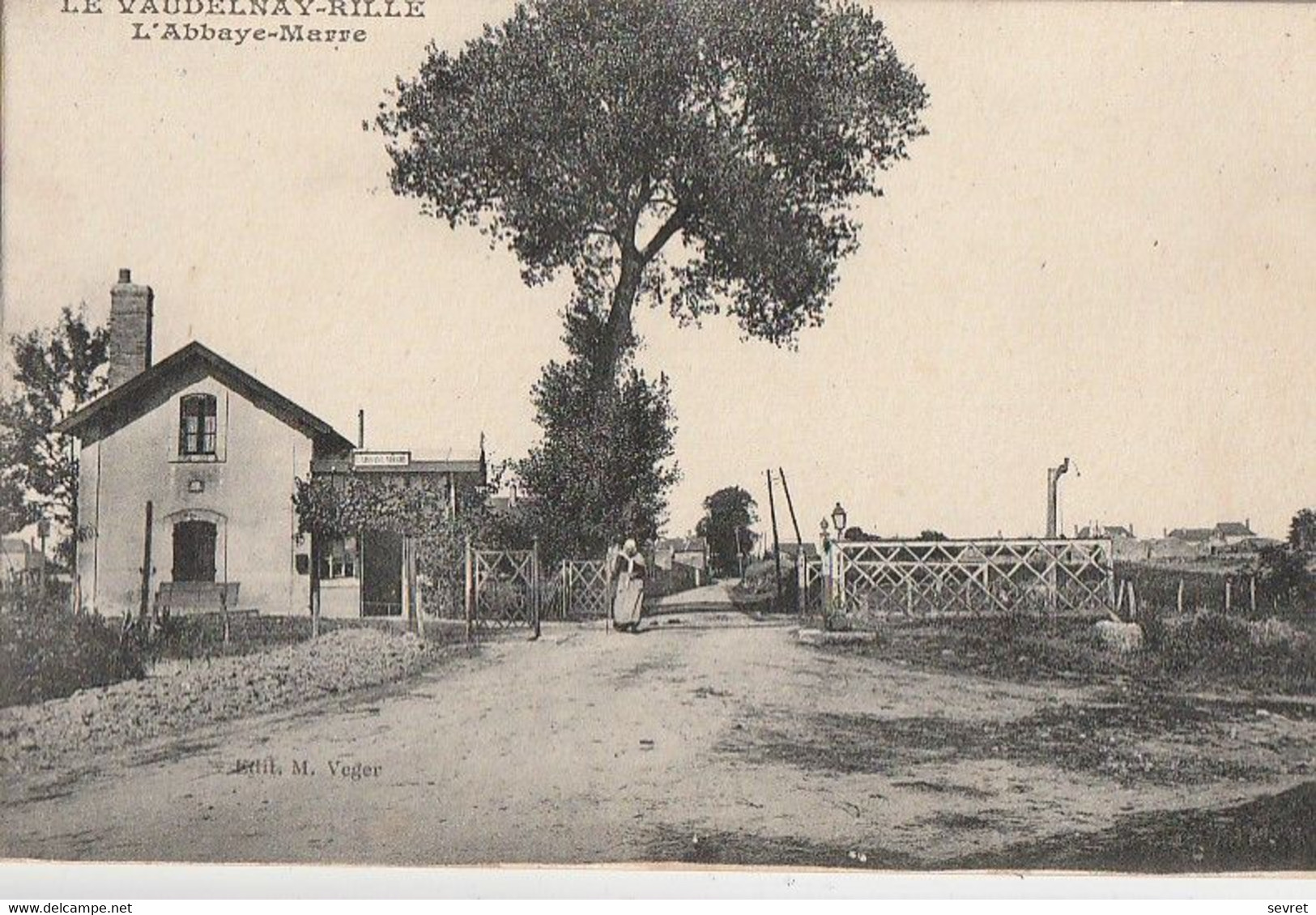 LE VAUDELNAY-RILLE. - L'Abbaye-Marre. Carte RARE - Sonstige & Ohne Zuordnung