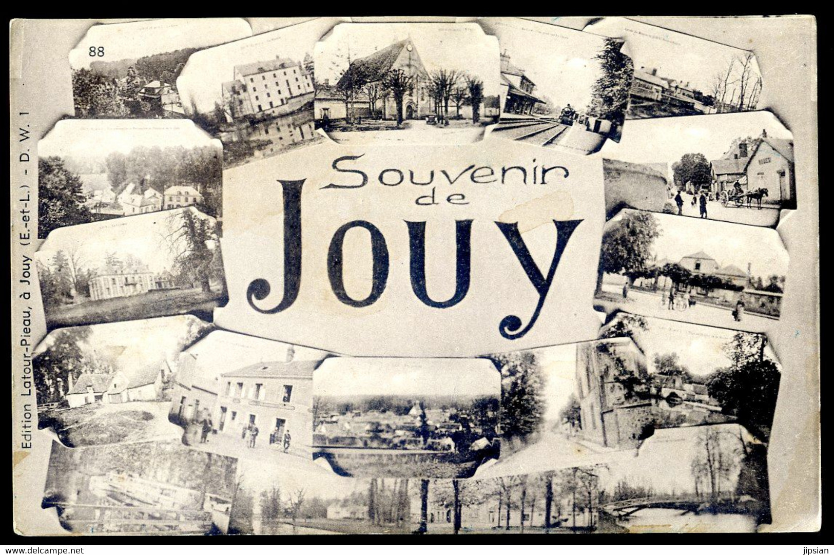 Cpa Du 28 Souvenir De Jouy  Multi Vues  AOUT22-4 - Jouy