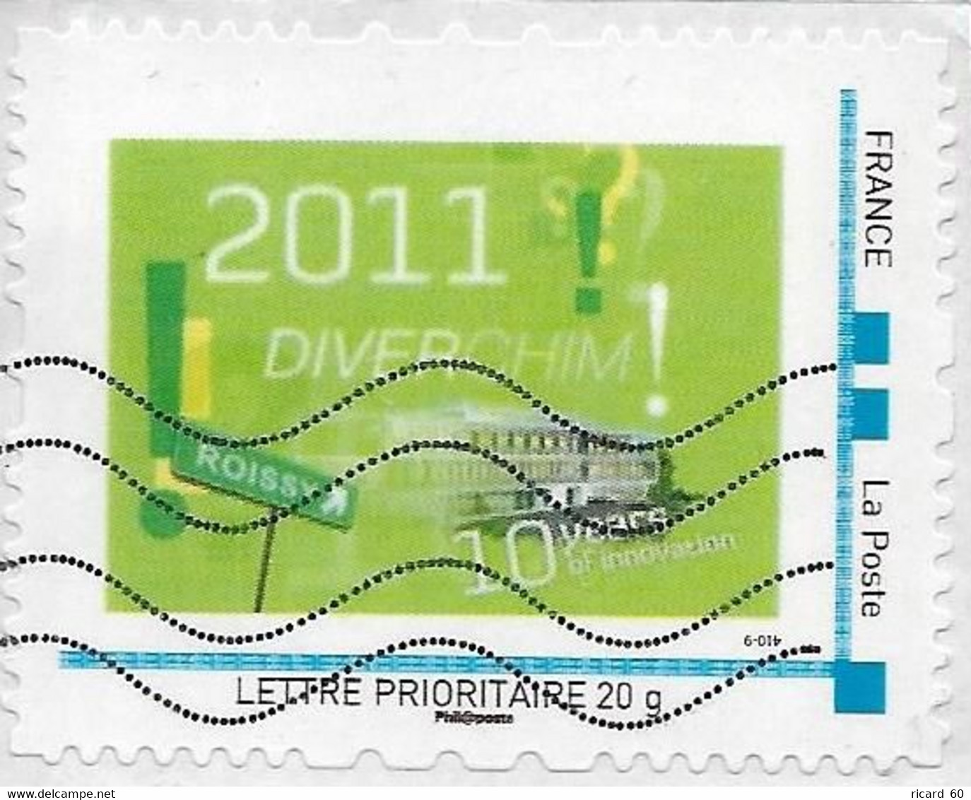 Timbre Collector Sur Coupon, DIVERCHIM, Roissy, 2011 - Collectors