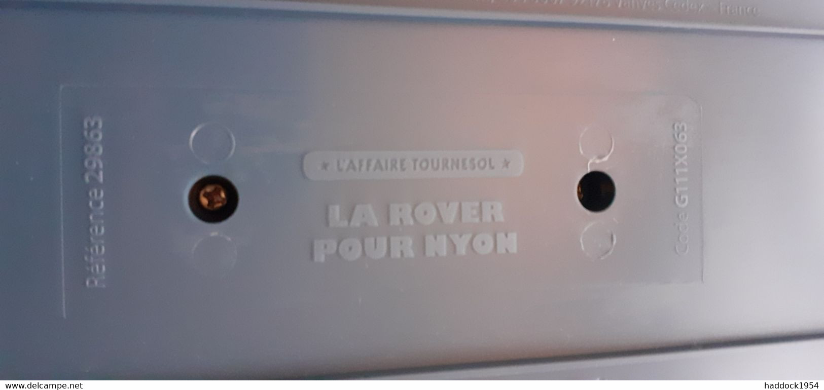 La Rover Pour LYON L'affaire Tournesol TINTIN HERGE Moulinsart - Beelden - Metaal