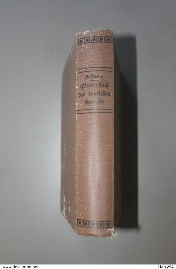 Dictionnaire Allemand Hoffmann  Leipzig 1910 - Dictionaries