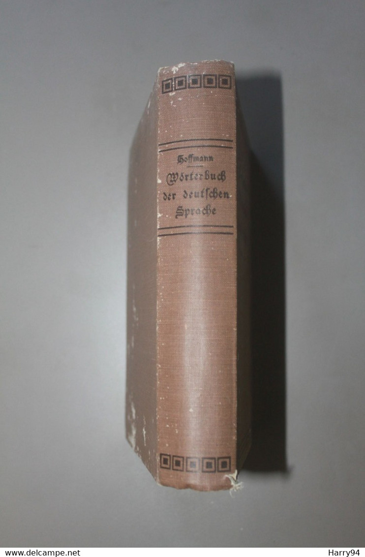Dictionnaire Allemand Hoffmann  Leipzig 1910 - Dizionari