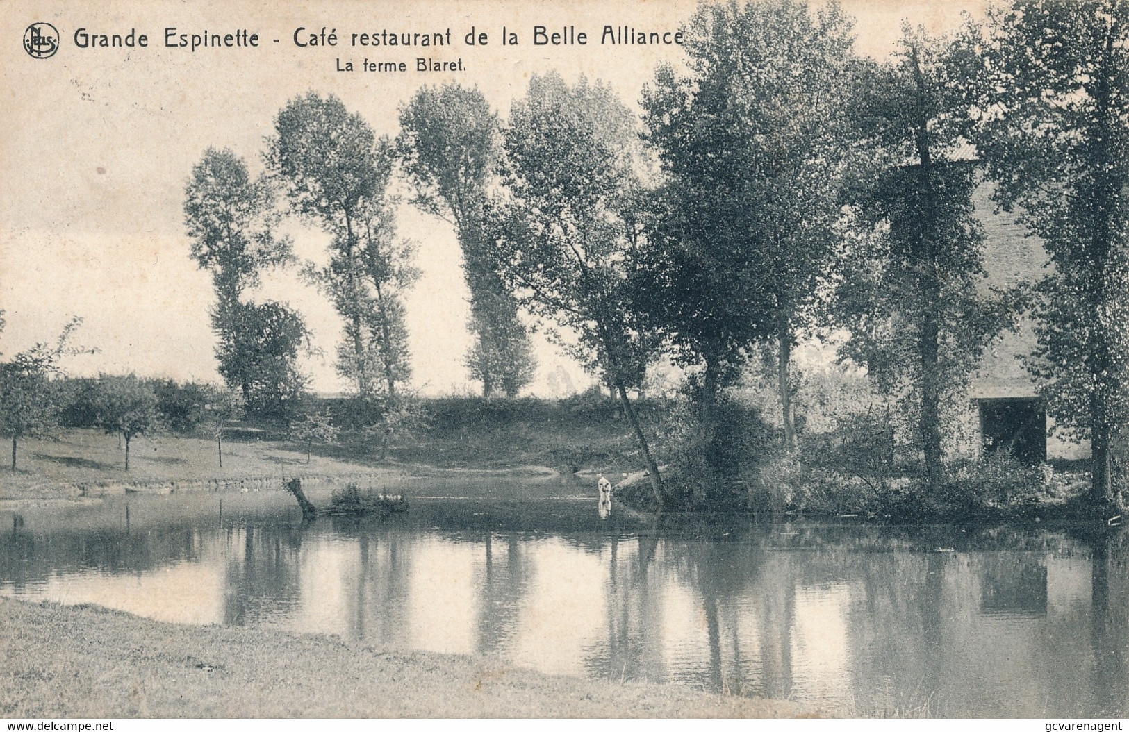 GRANDE ESPINETTE  CAFE RESTAURANT DE LA BELLE ALLIANCE  LA FERME BLARET     2 SCANS - St-Genesius-Rode