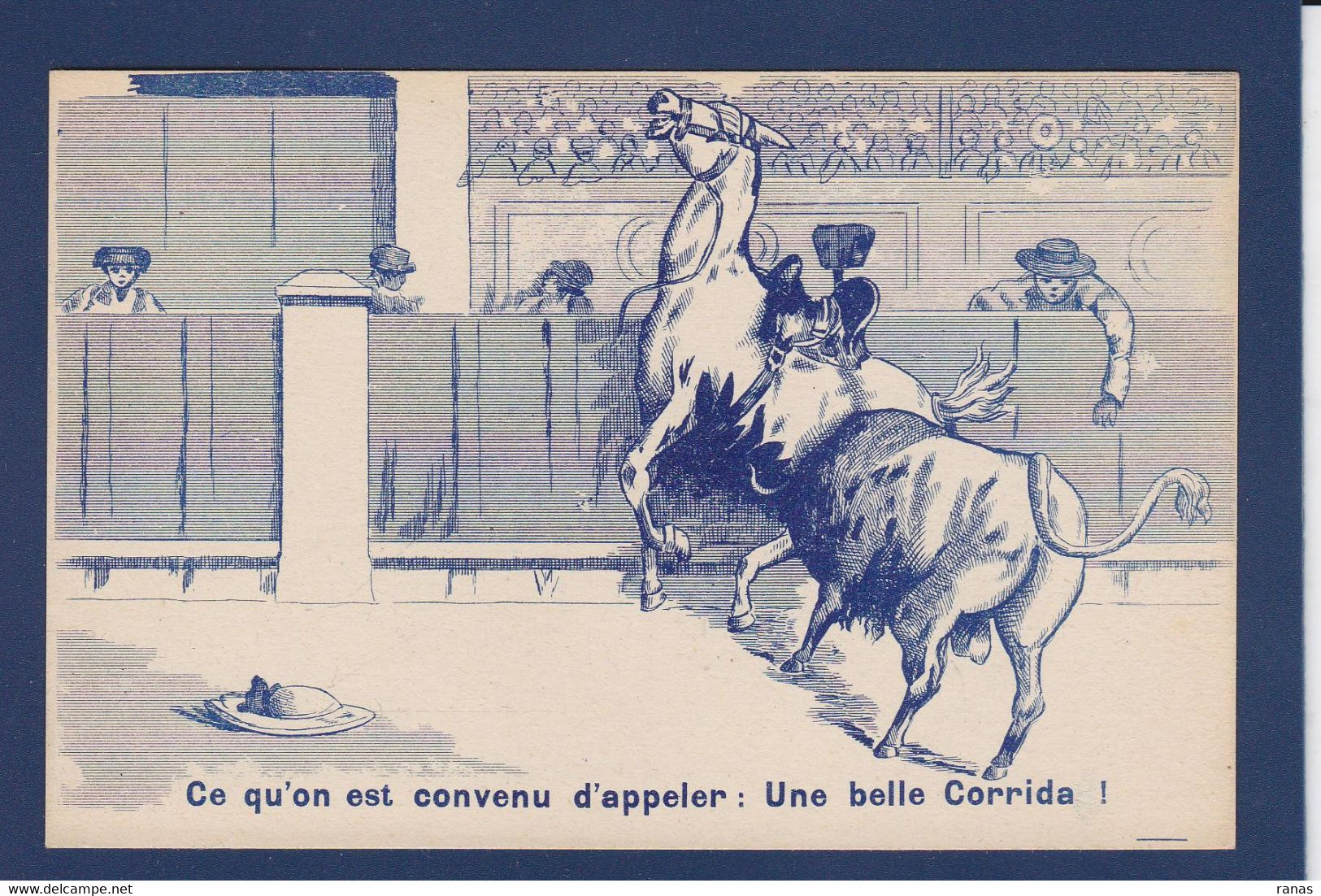 CPA Protection Animale Taureaux Corrida Non Circulé - Bull