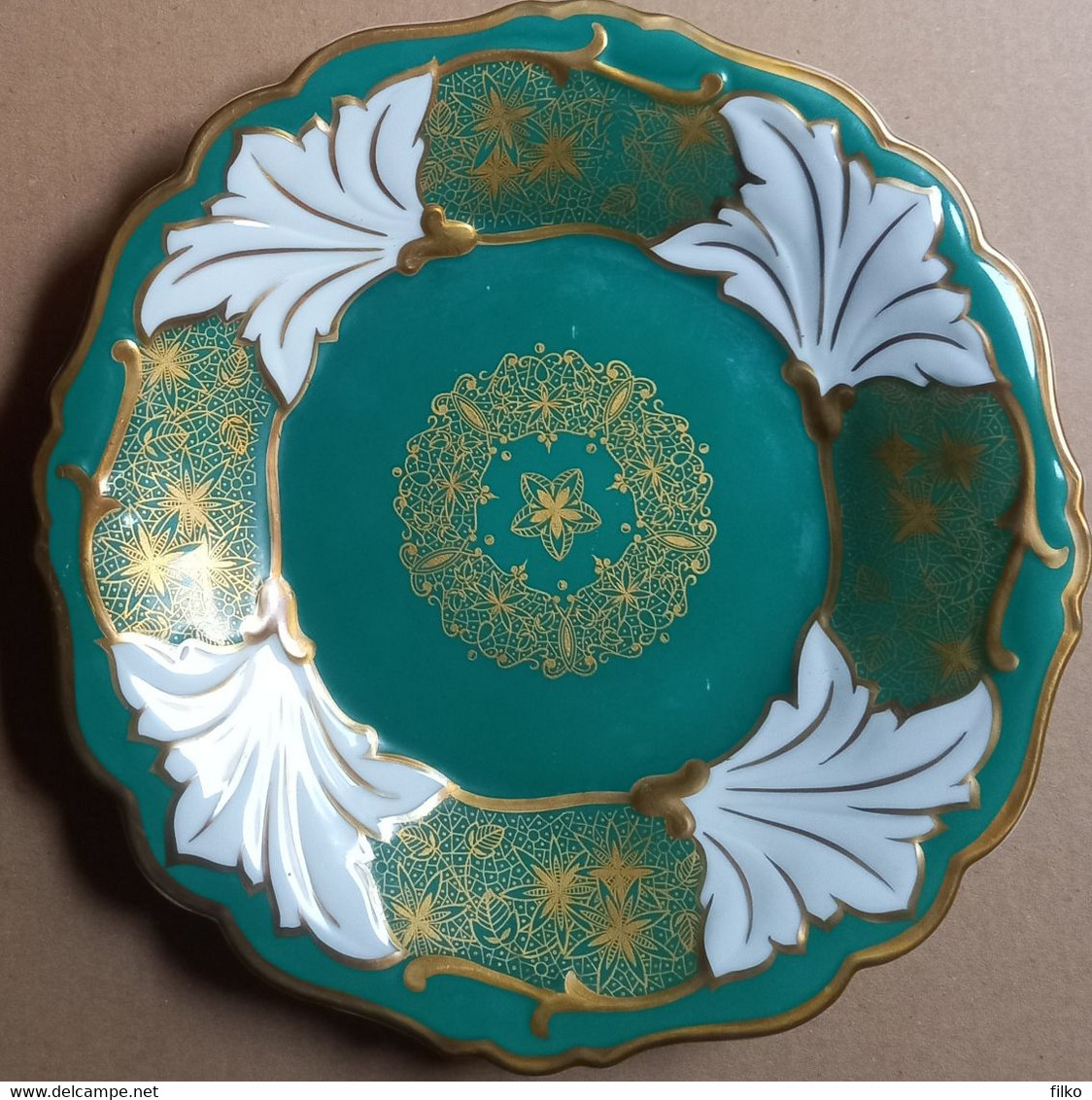 Germany, Weimar Cobalte Porcelain Plate,diametar:19sm,as Scan - Weimar Porzellan (DEU)