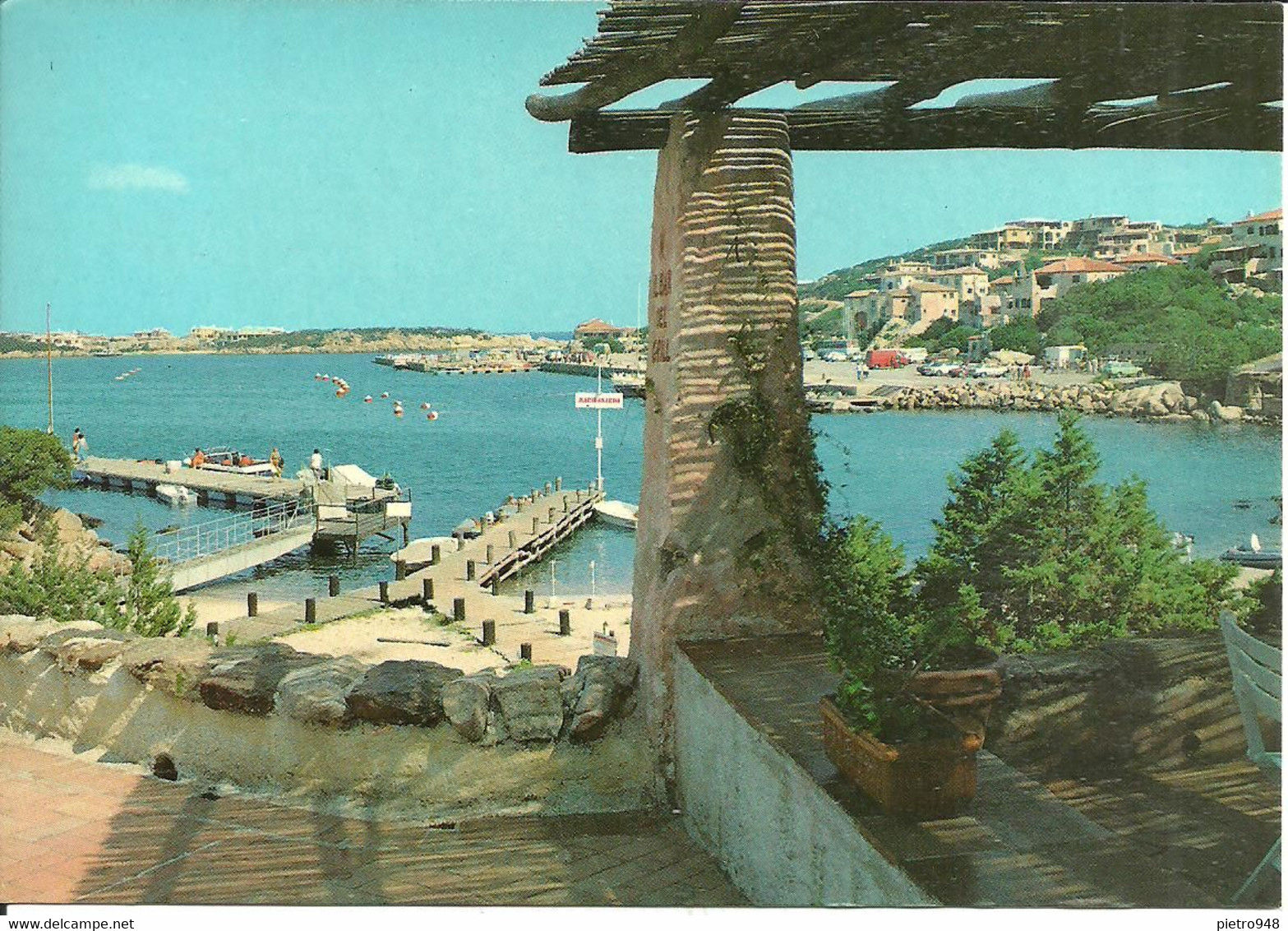 Arzachena, Porto Cervo (Olbia) Veduta Pontili E Vecchio Porto, Vue De Vieille Port, View Of The Ancient Harbour - Olbia